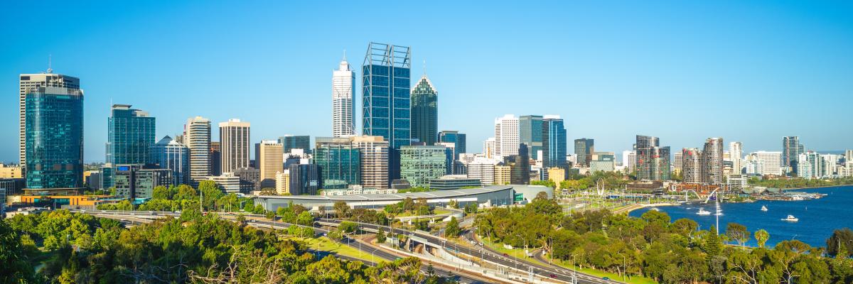 Perth CBD view from Kings Park