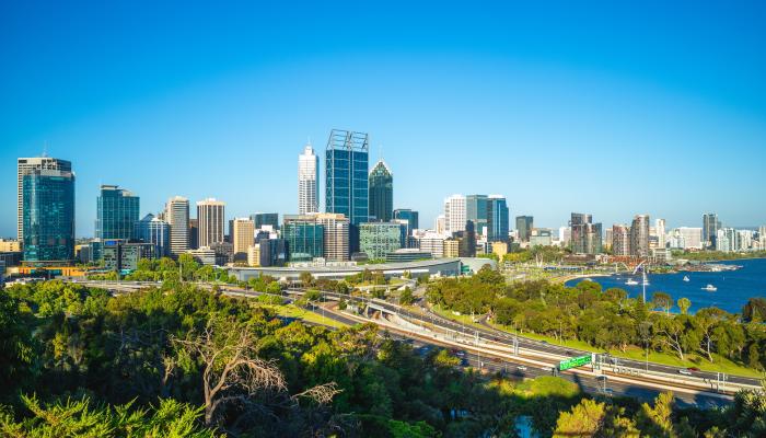 Perth CBD view from Kings Park